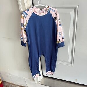Blue and Pink Kids One Piece